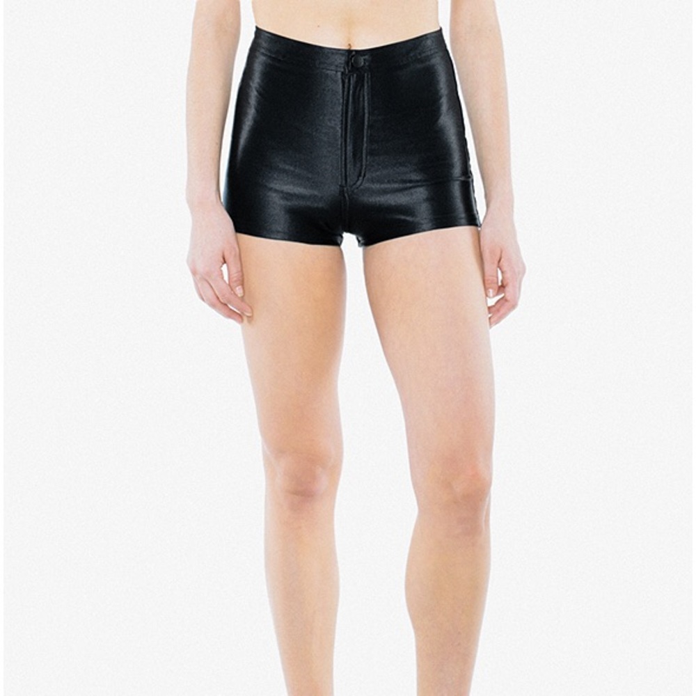 American Appearl Black hot cheek shorts